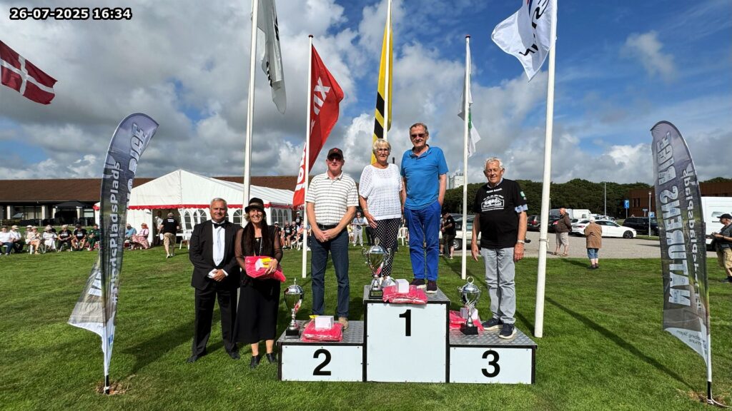 Vinderne af konkurrencen i lørdagens hovedløb